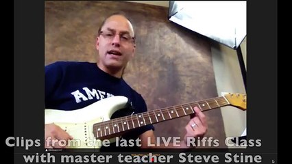 Steve Stine&#39;s Players Series - Clips from the Riffs Class