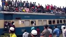 Worst Crowded trains and dangerous in India