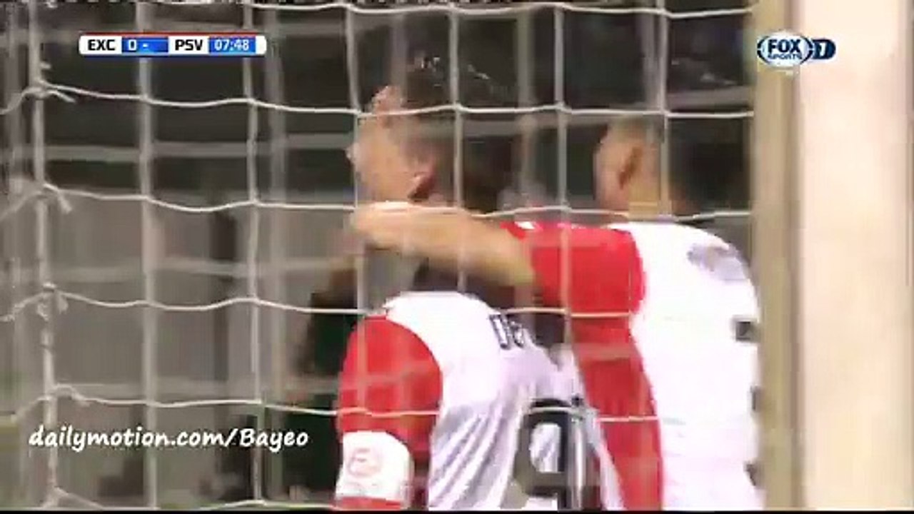 Luuk de Jong Goal HD - Excelsior 0-1 PSV - 24-01-2016 Eredivisie