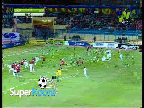 هدف مباراة ( مصر 0-1 الاردن ) مباراة ودية