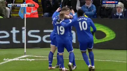 Ross Barkley Goal - Manchester City 0-1 Everton - 24-01-2016 HD