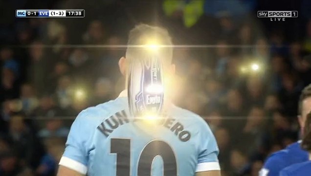 0-1 Ross Barkley Goal England Football League Cup Semifinal - 27.01.2016, Manchester City 0-1 Everton FC