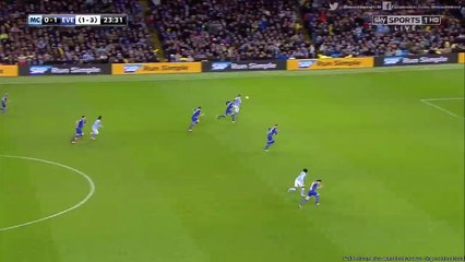 1-1 Fernandinho - Manchester City v. Everton 27.01.2016 HD