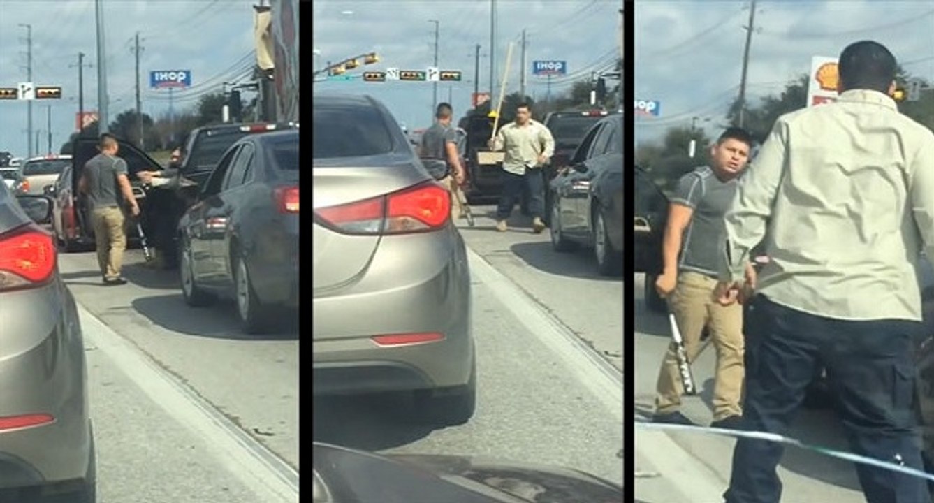Road rage entre deux automobilistes armés