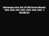 Volkswagen Jetta Golf GTI (A4) Service Manual: 1999 2000 2001 2002 2003 2004 2005 - 2 VOLUME