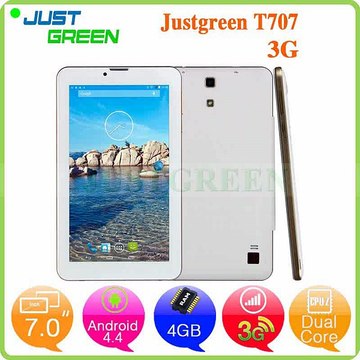 Android 4.4 3G WCDMA Phone Call Tablet PC T707 MTK6572 Dual Core 512MB 4GB Bluetooth GPS Camera FM 7 inch IPS Screen Phablet-in Tablet PCs from Computer