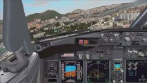 [FSX] PMDG Crosswind Landing at Hong Kong Kai Tak [HD]  Crosswind Landing
