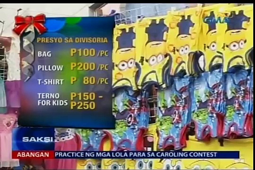 Saksi: Mga bagsak presyong paninda, dinagsa