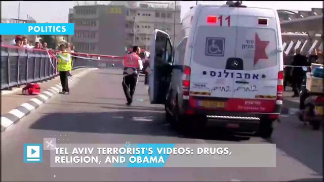 Tel Aviv terrorist's videos: Drugs, religion, and Obama