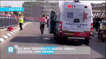 Tel Aviv terrorist's videos: Drugs, religion, and Obama