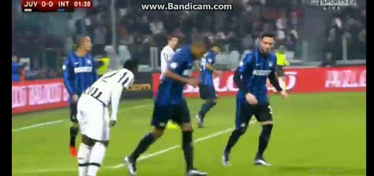 Juventus 1st BIG CHANCE TO SCORE JUVENTUS 0-0 INTER 27-01-2016