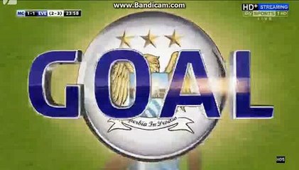 1st Half Goals Manchester City 1-1 Everton 27-01-2016