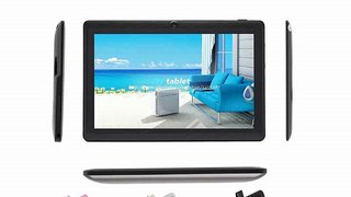 Black 7inch 800 x 480 Allwinner A23 1.5GHz Dual Core Tablet PC Android 4.2 8GB/512MB Dual cameras WiFi with Keyboard-in Tablet PCs from Computer