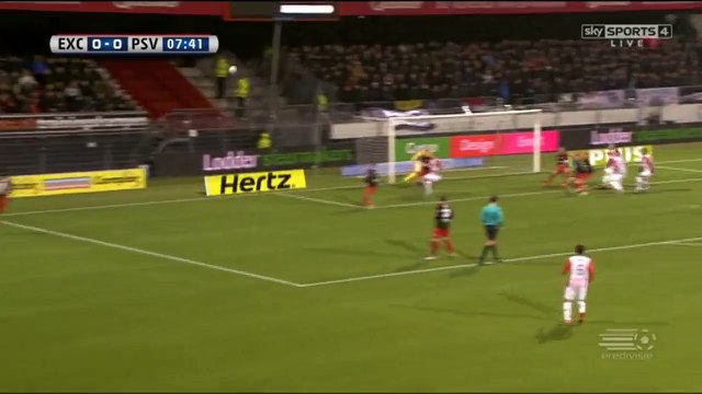 Excelsior v. PSV Eindhoven 0-1 Luuk de Jong - 27.01.2016