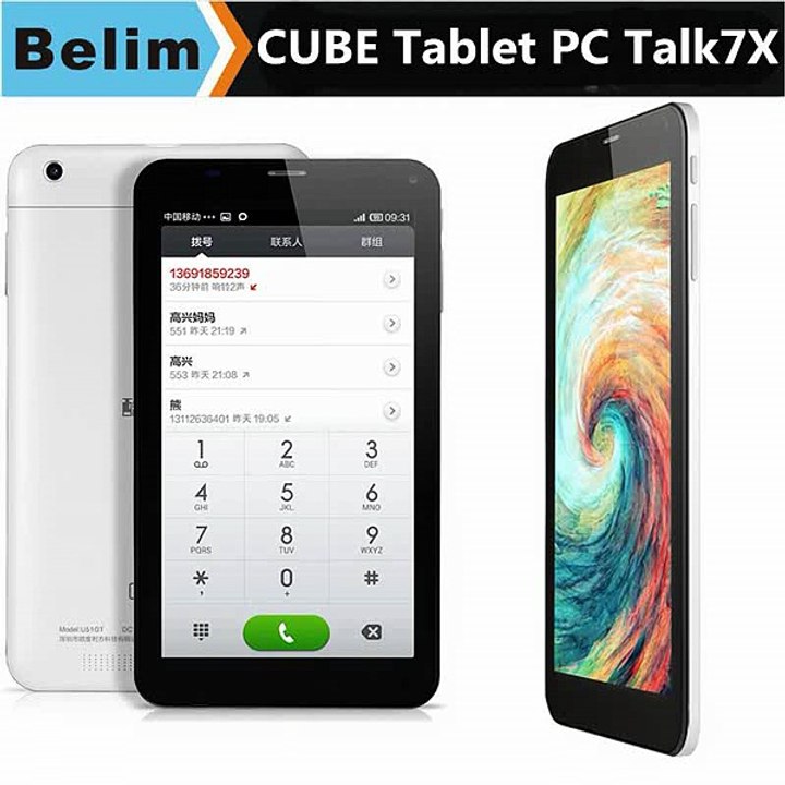Free Shipping Cube U51GTC4 Talk7X Quad core 7 Capacitive IPS Touch Android 4.2.2 MTK8382 Tablet PC with GPS, Bluetooth, Wi Fi-in Tablet PCs from Computer