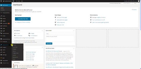 WP - Widgets Settings for Leather Market Theme (Steps 5)