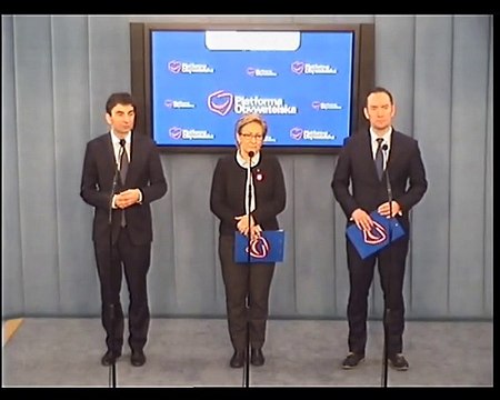 Poseł Tomasz Szymański - konferencja z 30 grudnia 2015 r.