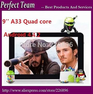 9'-'- Allwinner A33 quad core dual camera 512/8G Android 4.2.2 OS Tablet PC-in Tablet PCs from Computer