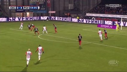 Luciano Narsingh 0-3 - Excelsior vs PSV Eindhoven 27.01.2016 HD