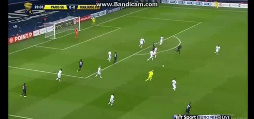 Half Time Goals Paris Saint Germain 0-0 Toulouse 27-01-2016