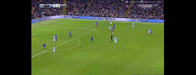 2-1 Kevin De Bruyne - Manchester City v. Everton 27.01.2016 HD