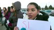 Hispanic protestors come out against Trump's immigration stance