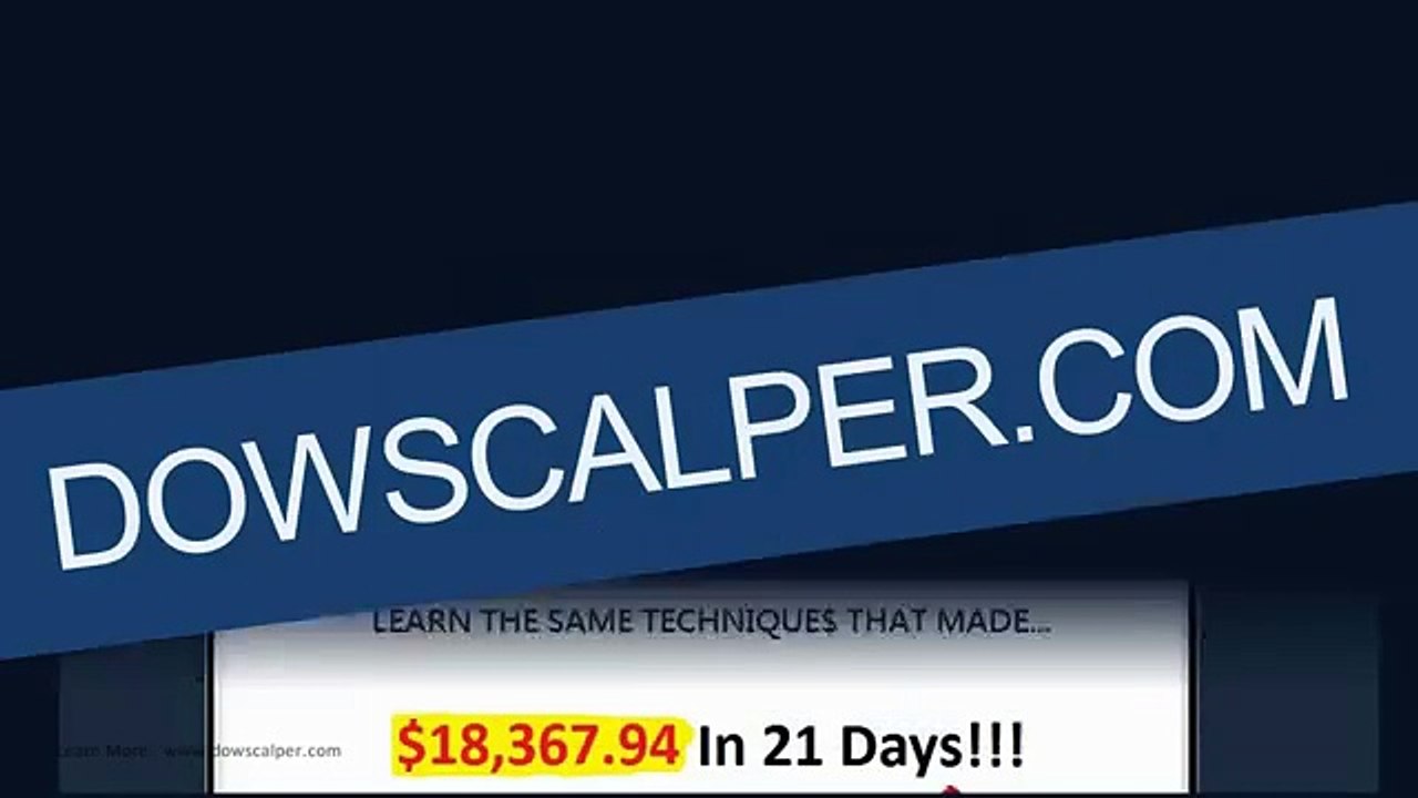 DOWSCALPER STYLE SCALPING -
