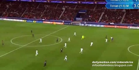 Lavezzi  goal  PSG v. Toulouse 1-0