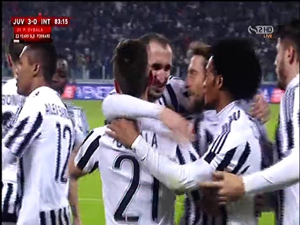 Dybala GOal (3_0) Juventus Turin vs Inter Milano 27_01_2016