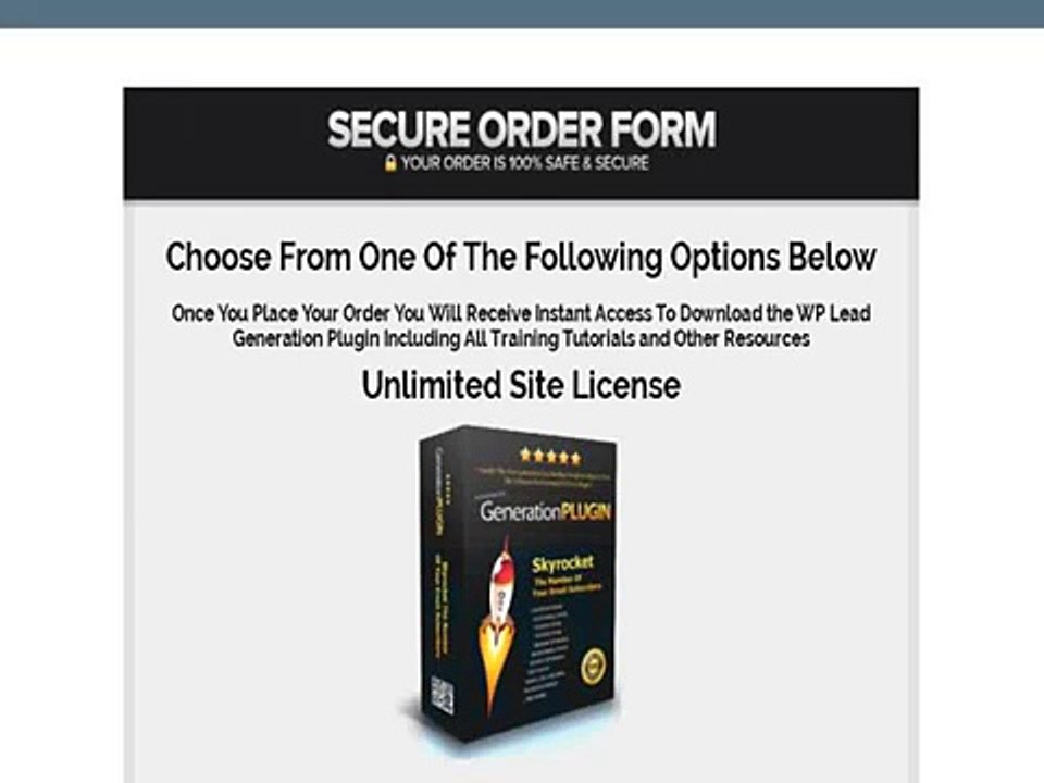 The Wp Lead Generation Plugin