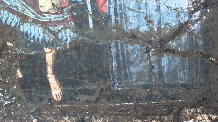 Report TV - Korkuti:Ja pse u shkatërrua afresku në kishën e Gjon Pagëzorit në Krujë