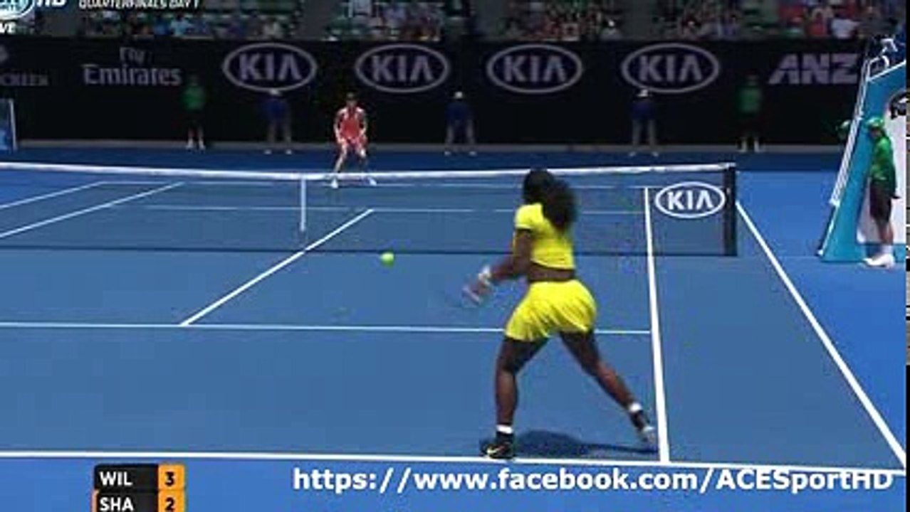 Maria Sharapova vs Serena Williams 2016-01-26 quarter final tennis highlights HD720p50 by ACE