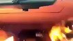 [Vidéo D-Jéry 2.0]:Une voiture prend feu, en roulant, à Dieuppeul avec à lintérieur 350 0