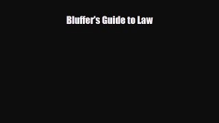 [PDF Download] Bluffer's Guide to Law [Download] Full Ebook