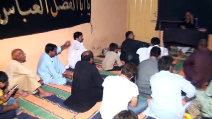 DR Shabeer Haider Naqvi Laya 9th July 2015 in Mina Chanu Ashra By Syed Wajid Zaidi.