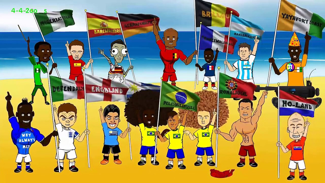 WORLD CUP 2014 HIGHLIGHTS by 442oons (Brazil 2014 World Cup Review Compilation Clips)