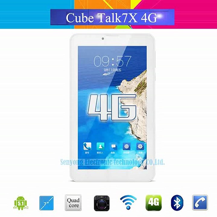 Original Cube U51GT Talk 7X 4G Tablet PC 7 IPS 1024*600 Android 5.1 GSM+WCDMA+FDD MTK8735M Quad core GPS Bluetooth 2MP Camera-in Tablet PCs from Computer