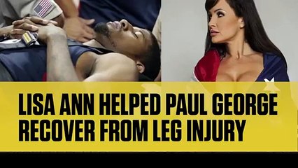 Lisa Ann Says She Helped Paul George Deal With His Horrific Leg Injury (FULL HD)