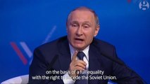 Vladimir Putin denounces Russian revolutionary leader Lenin