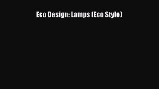 Eco Design: Lamps (Eco Style)  Free Books