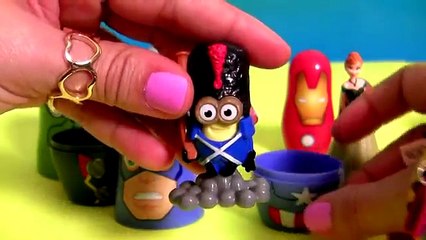 The Avengers Stacking Cups Surprise Baby Toys Disney Captain America, Hulk