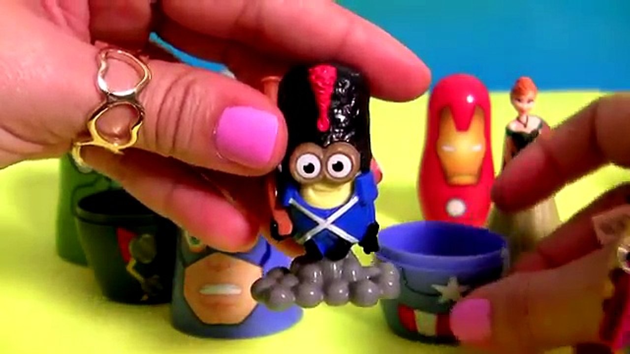 The Avengers Stacking Cups Surprise Baby Toys Disney Captain America, Hulk