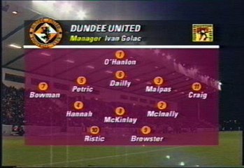 Clyde 1 Dundee United 5 (1994/95)