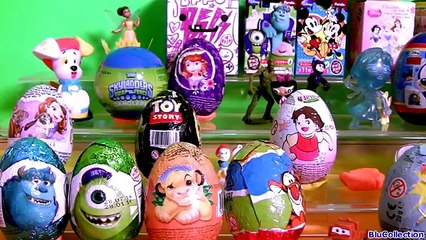 55 SURPRISE EGGS SURPRISE BOXES PlayDoh Frozen MLP Minecraft Cars2