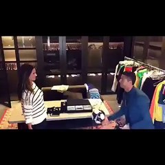 Quand Cristiano Ronaldo défie Alessandra Ambrosio aux jongles