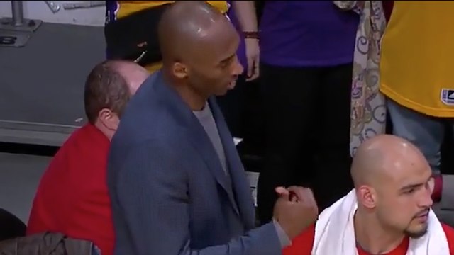 Kobe Bryant Punks Rookie, Makes Him Sit on Floor