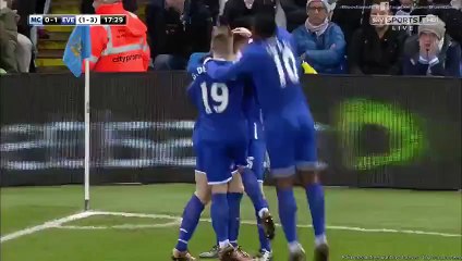 Manchester City 3 - 1 Everton All Goals 27_01_2016