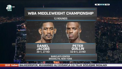 Daniel Jacobs - Peter Quillin (Koray Şarkaya Anlatımı) Aspor