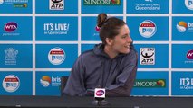 Andrea Petkovic press conference (1R) | Brisbane International 2016