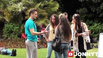 Picking Up Hot Girls Speaking Russian - Pick Up Prank - Getting Girls Numbers (JonnyTV)